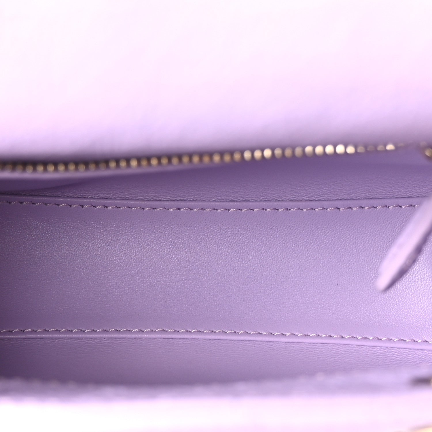 Christian Dior Ostrich Mini Lady Dior Purple 5 of 11
