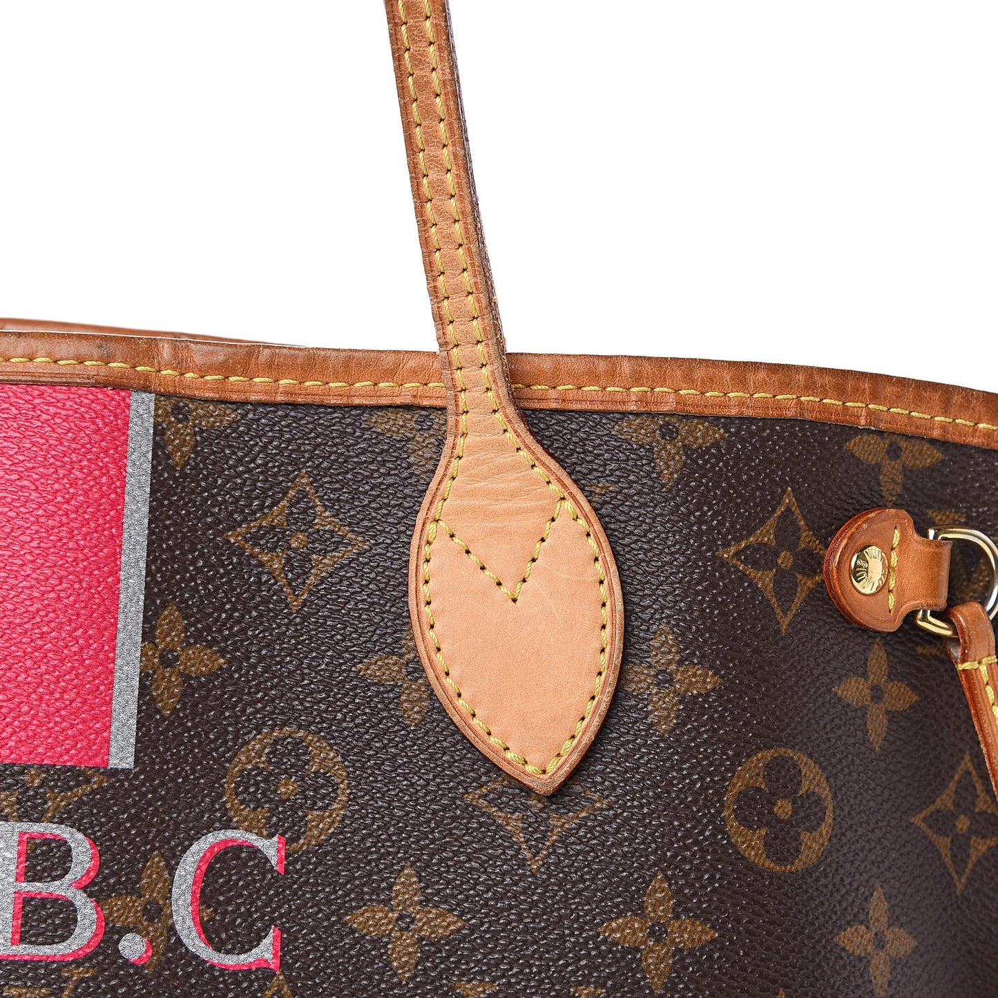 Monogram Neverfull PM Fuchsia Gris