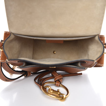 Chloe Calfskin Suede Small Jodie Camera Bag Caramel 5 of 7