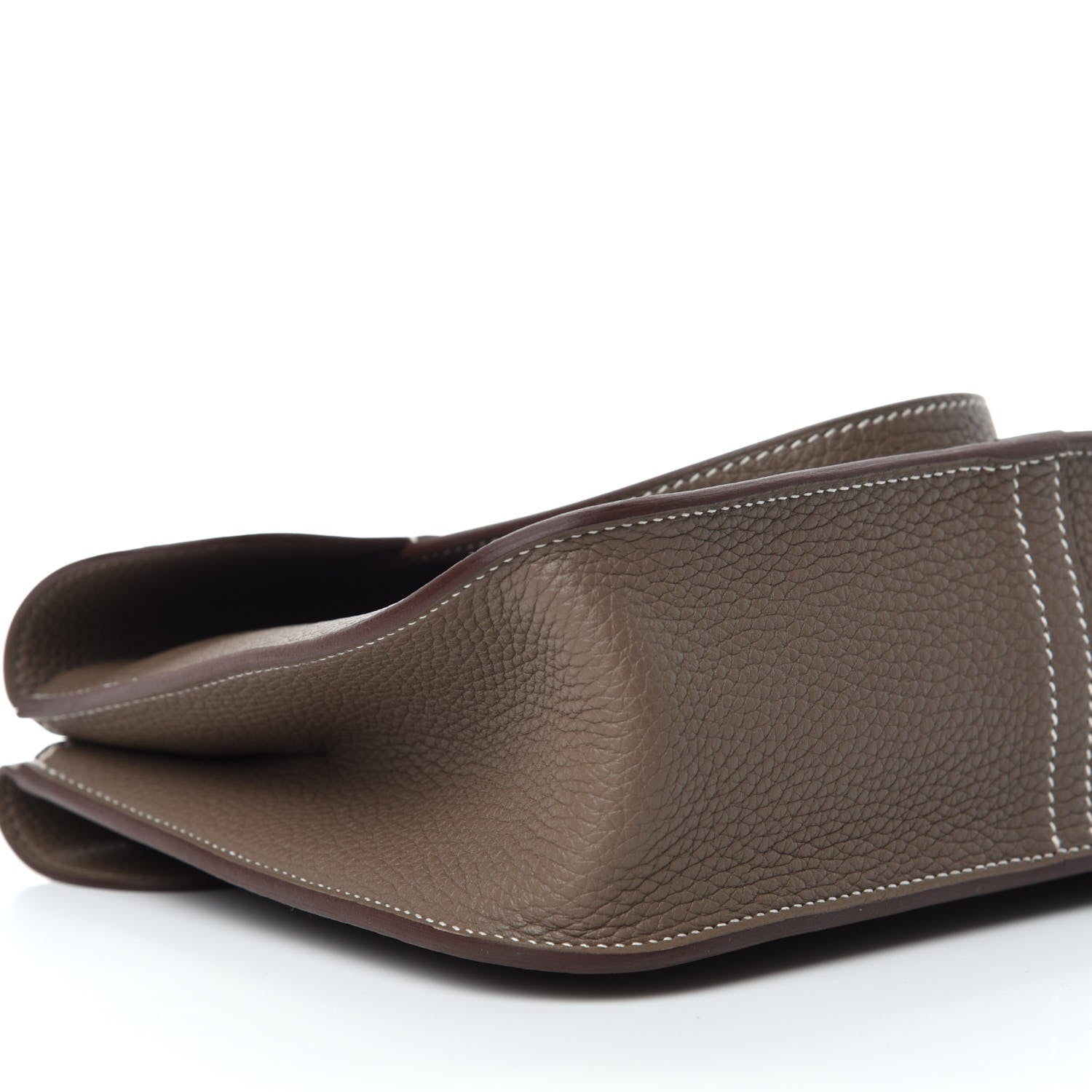 Hermes Taurillon Clemence Halzan 25 Etoupe 7 of 11