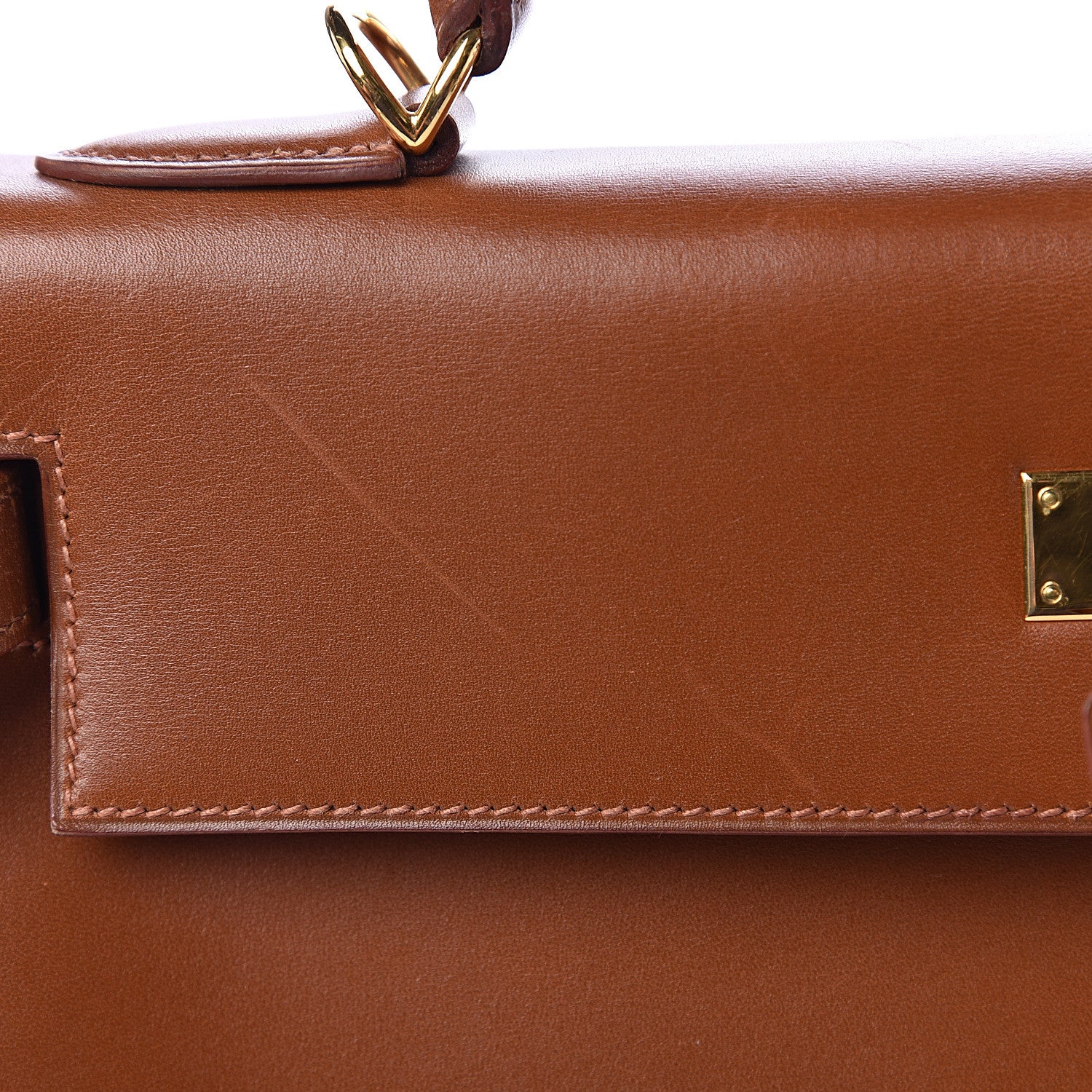 Hermes Box Kelly Retourne 32 Noisette 10 of 18
