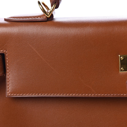 Hermes Box Kelly Retourne 32 Noisette 10 of 18