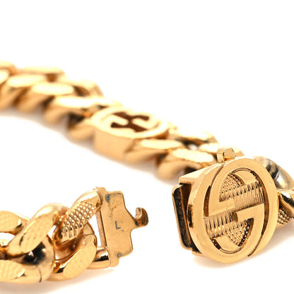 Gucci Interlocking G Curb Chain Bracelet Gold 4 of 5