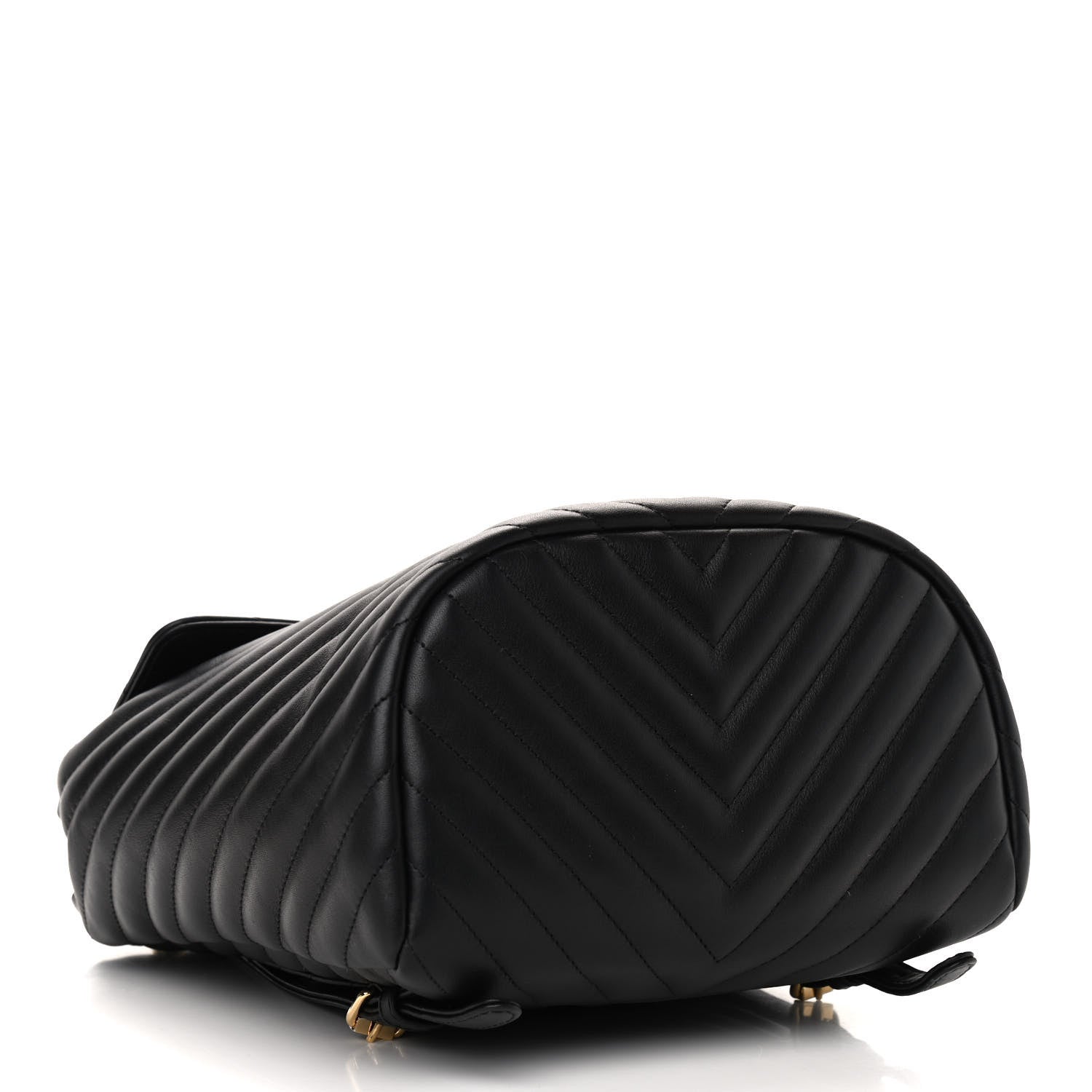 Chanel Calfskin Chevron Quilted Small Urban Spirit Backpack Black 4 of 9