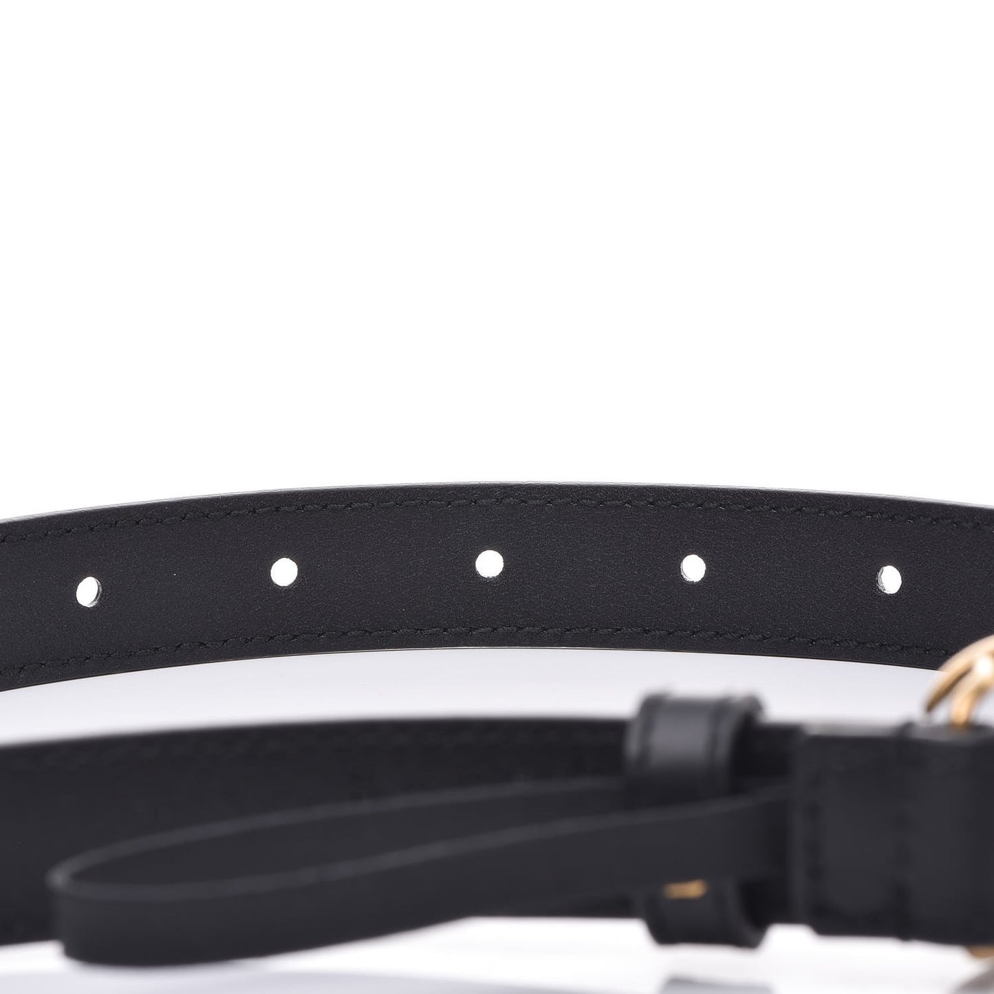 Calfskin Double G 20mm Belt 80 32 Black