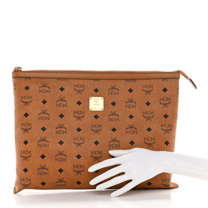 MCM Visetos Mini Pouch Cognac 2 of 8