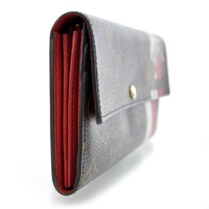 Louis Vuitton Monogram Groom Sarah Wallet Red 4 of 10