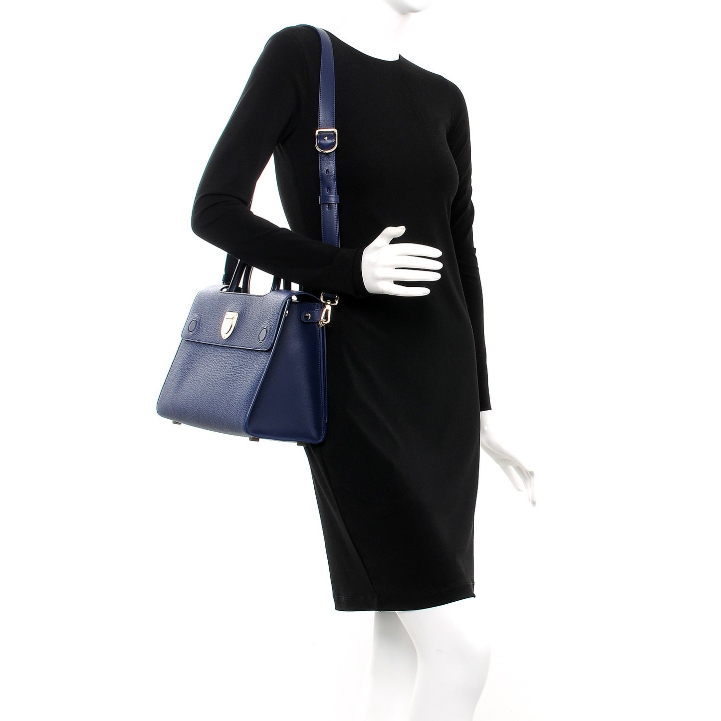 Bullcalf Medium Diorever Flap Navy