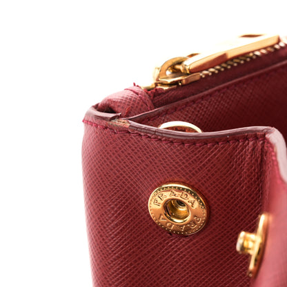 Prada Saffiano Lux Medium Galleria Double Zip Tote Fuoco 13 of 13