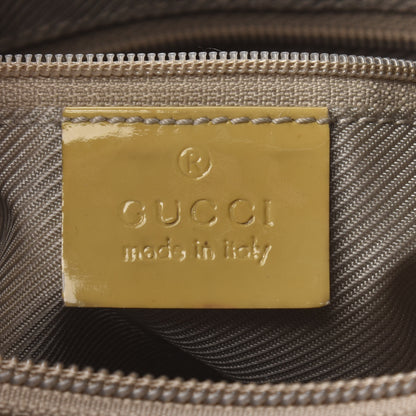 Gucci Monogram Patent Small Hobo Yellow 8 of 11