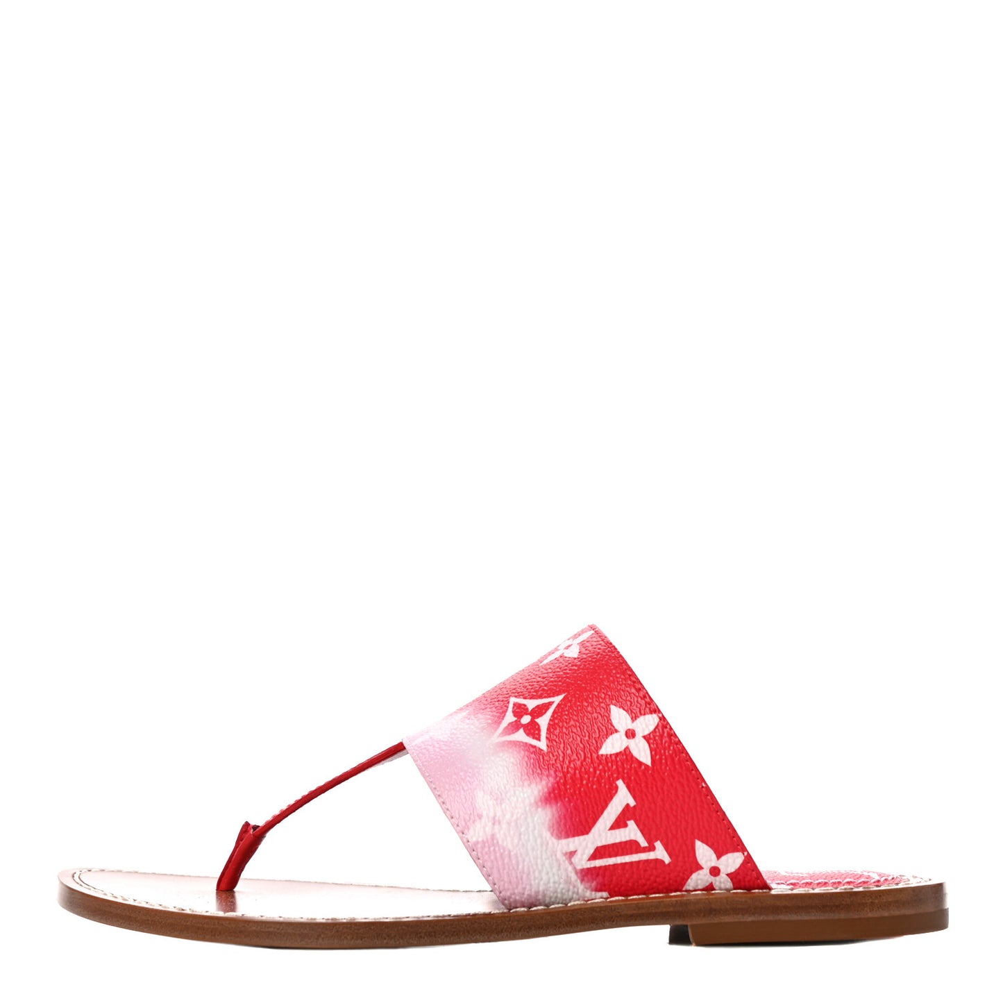 Monogram Escale Palma Sandals 36 Rouge