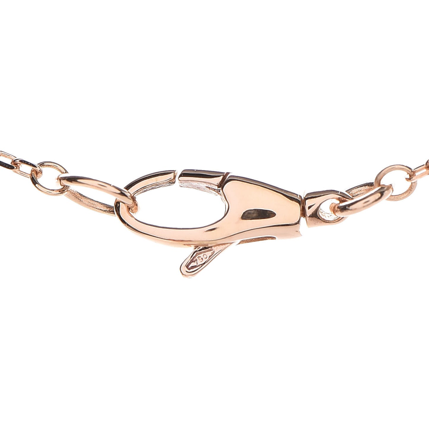 18K Rose Gold Diamond Flora Necklace