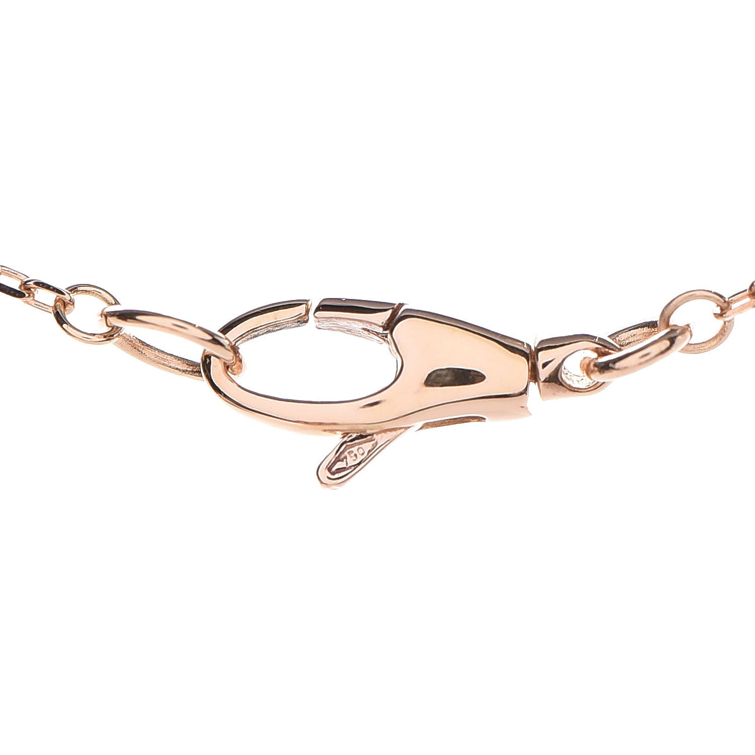 Gucci 18K Rose Gold Diamond Flora Necklace 6 of 7