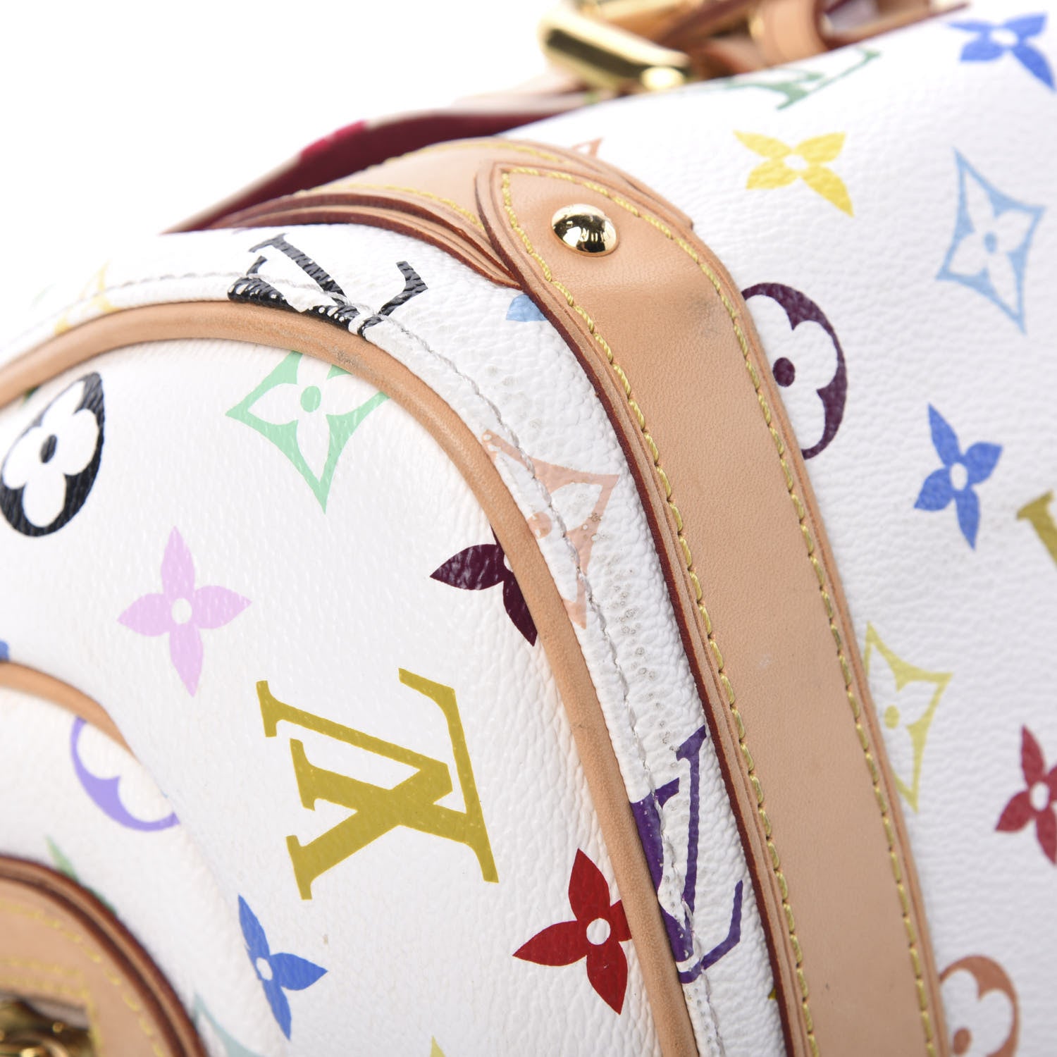 Louis Vuitton Monogram Multicolor Priscilla White 7 of 14