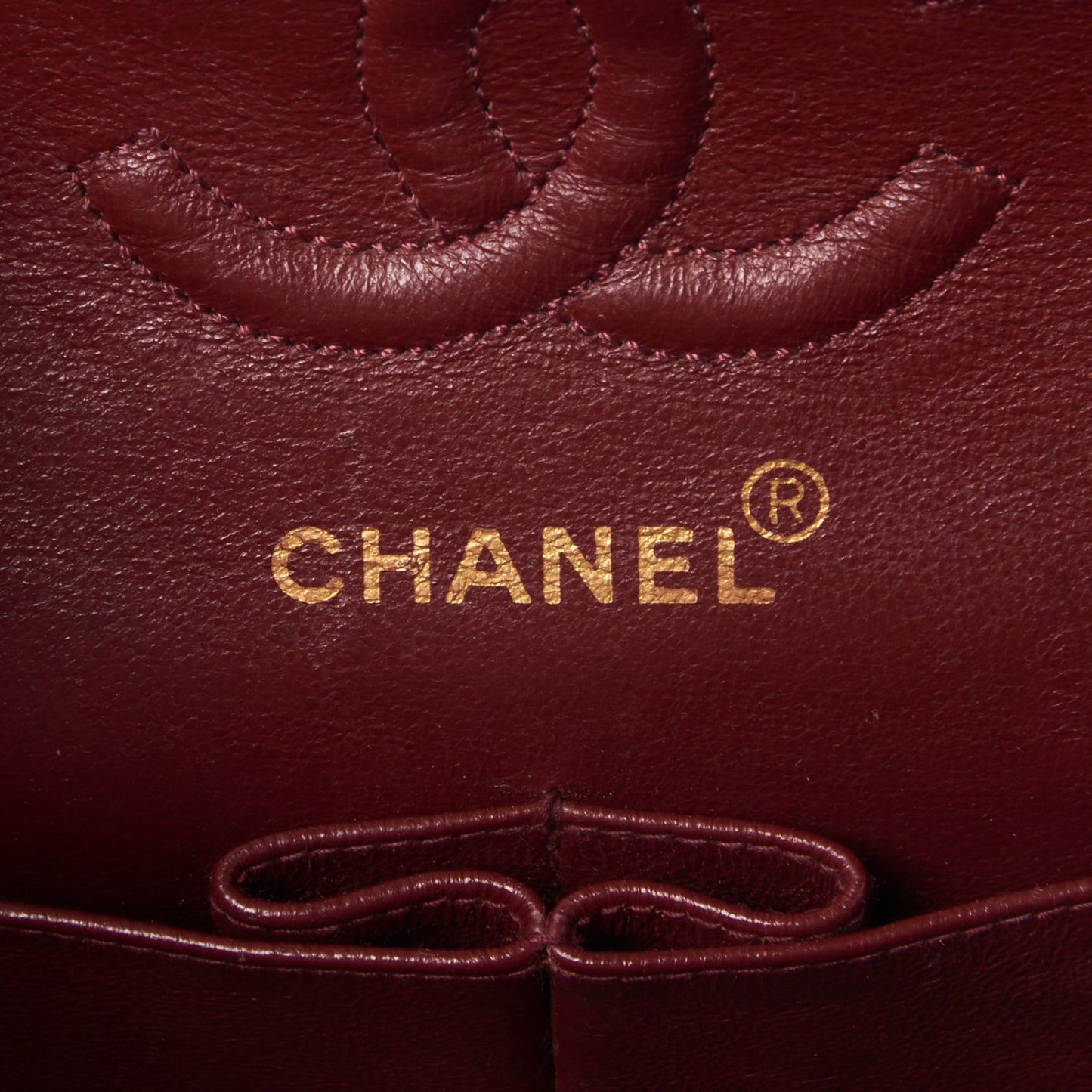 Lambskin Quilted Small Double Flap Black