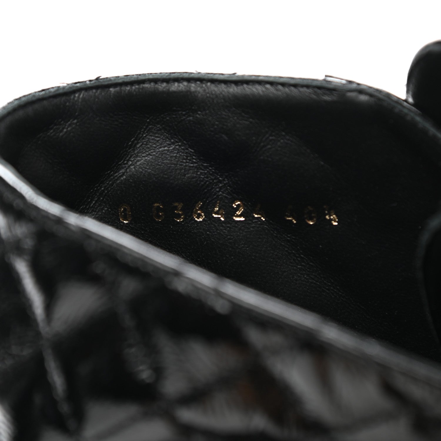 Chanel Shiny Lambskin Quilted Lace Up Combat Boots 40.5 Black 8 of 9