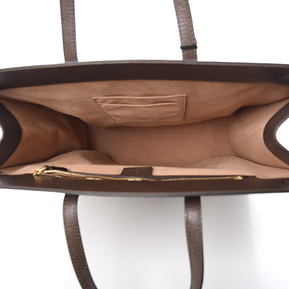 Gucci GG Supreme Monogram Web Ophidia Vertical Tote Brown 5 of 12