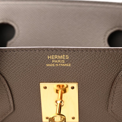 Hermes Epsom Birkin 30 Etain 6 of 12