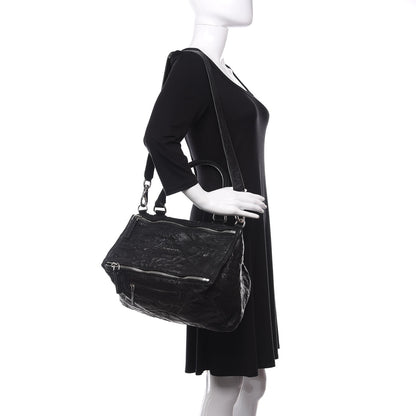 Givenchy Tumbled Sheepskin Medium Pandora Bag Black 2 of 9