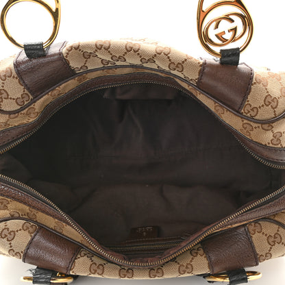 Gucci Monogram Medium Interlocking Icon Tote Dark Brown 5 of 9