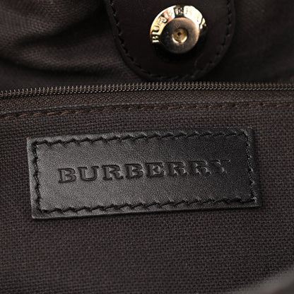 Burberry Haymarket Check Medium Brogue Tassel Tote 5 of 19