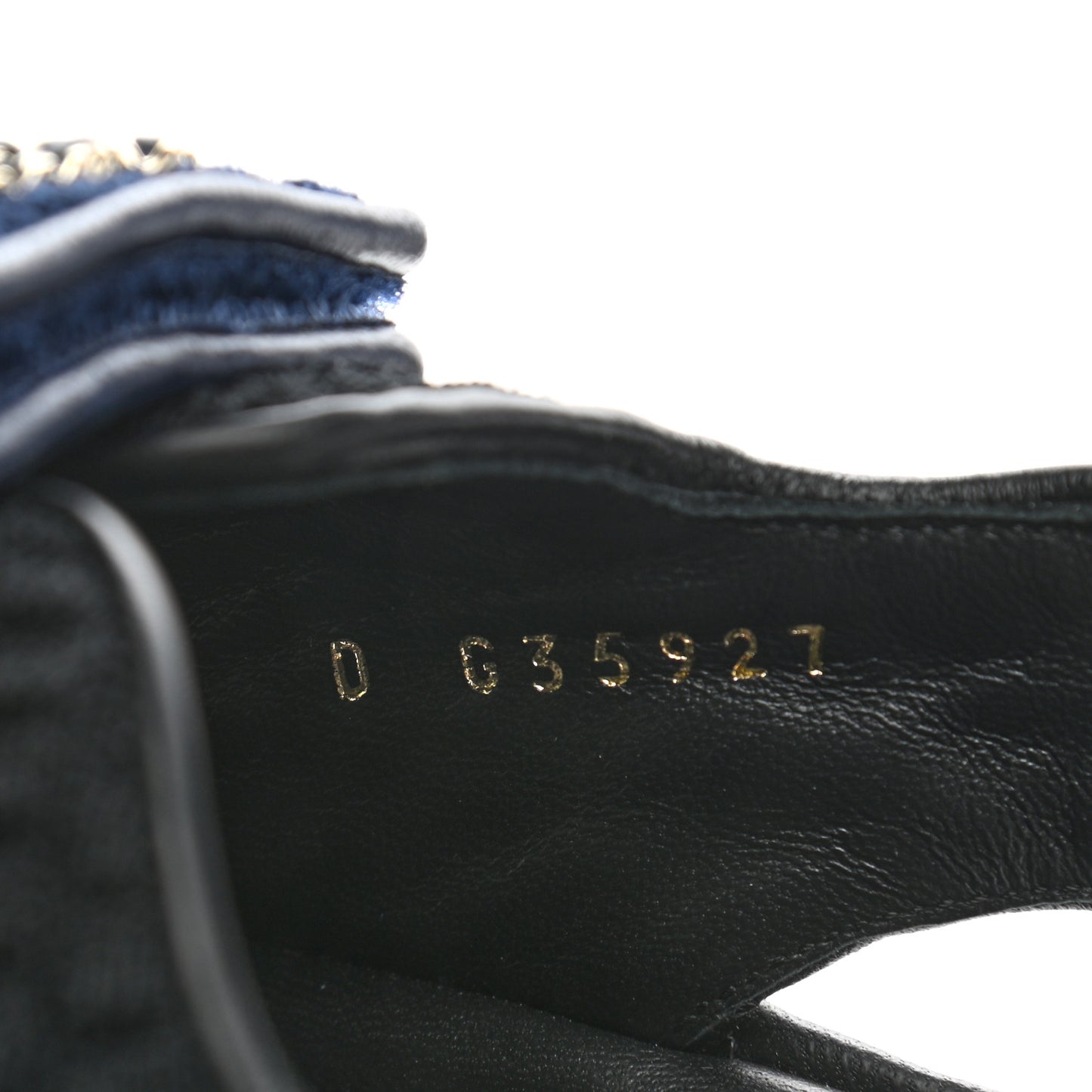 Knit Fabric Velcro Dad Sandals 37.5 Black Dark Blue Light Blue