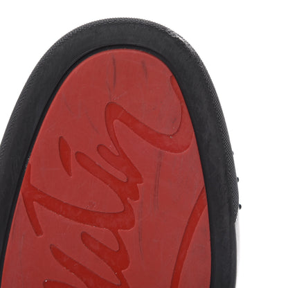 Christian Louboutin Patent Spikes Mens Galactokai Flat 44 Black Lucido 11 of 14