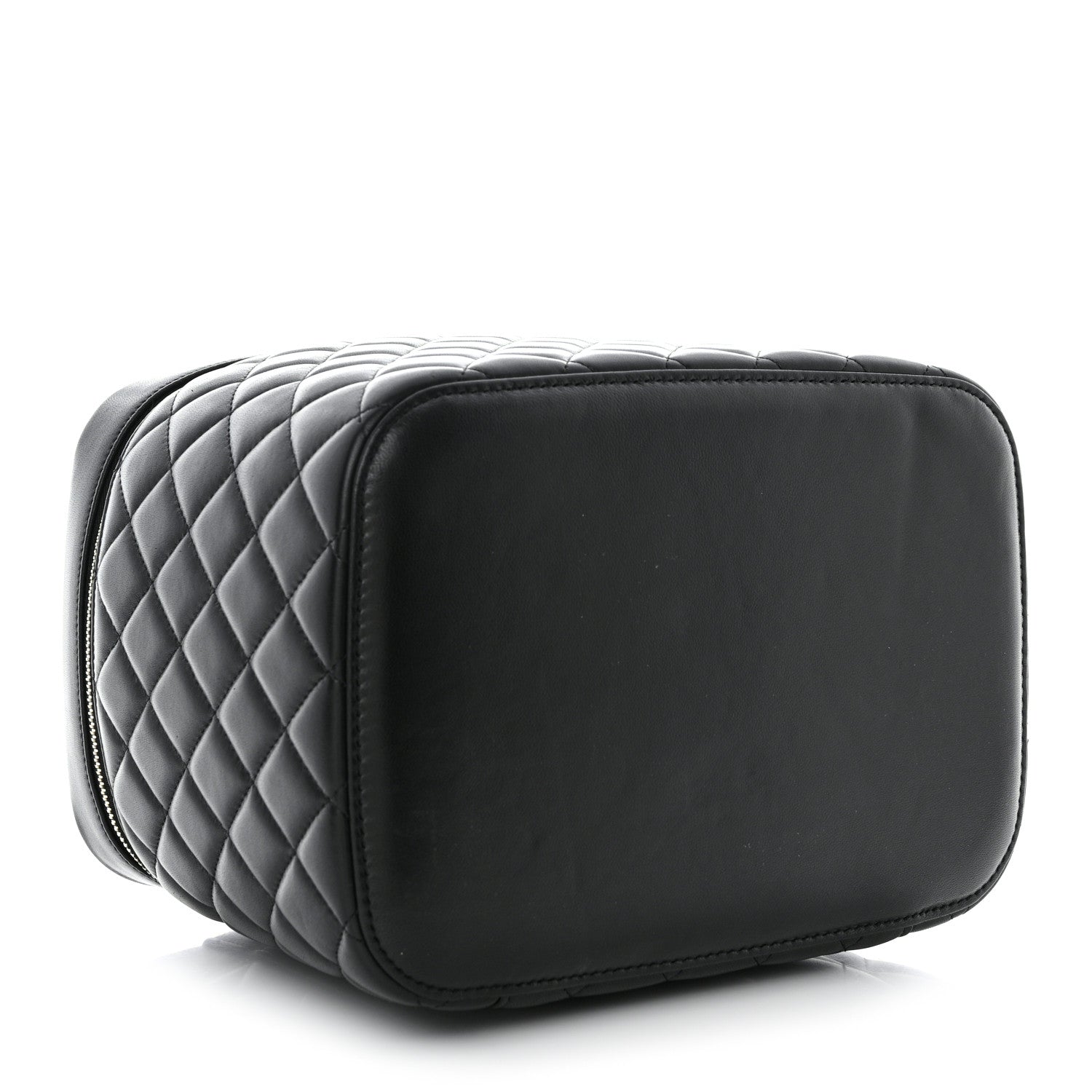 Chanel Lambskin Quilted Large Vanity Pouch Black 4 of 7