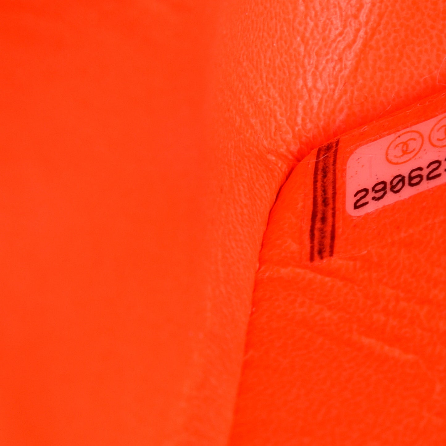 Goatskin Quilted 2.55 Reissue Mini Flap Orange