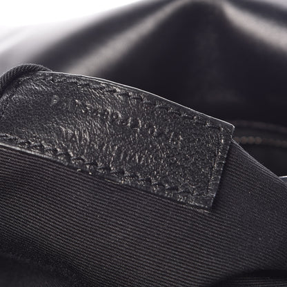 Saint Laurent Patent Crocodile Embossed Lambskin Monogram Medium Niki Chain Satchel Black 8 of 10