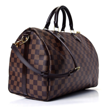 Louis Vuitton Damier Ebene Speedy Bandouliere 35 2 of 4