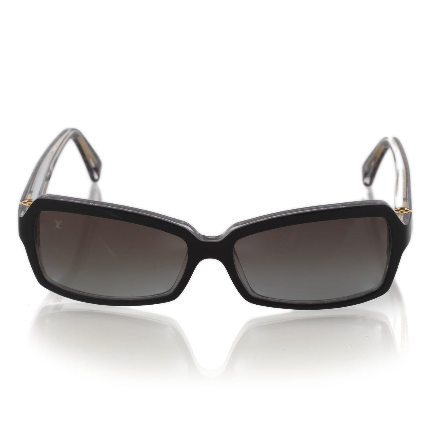 Acetate Frame Monogram Sunglasses Black