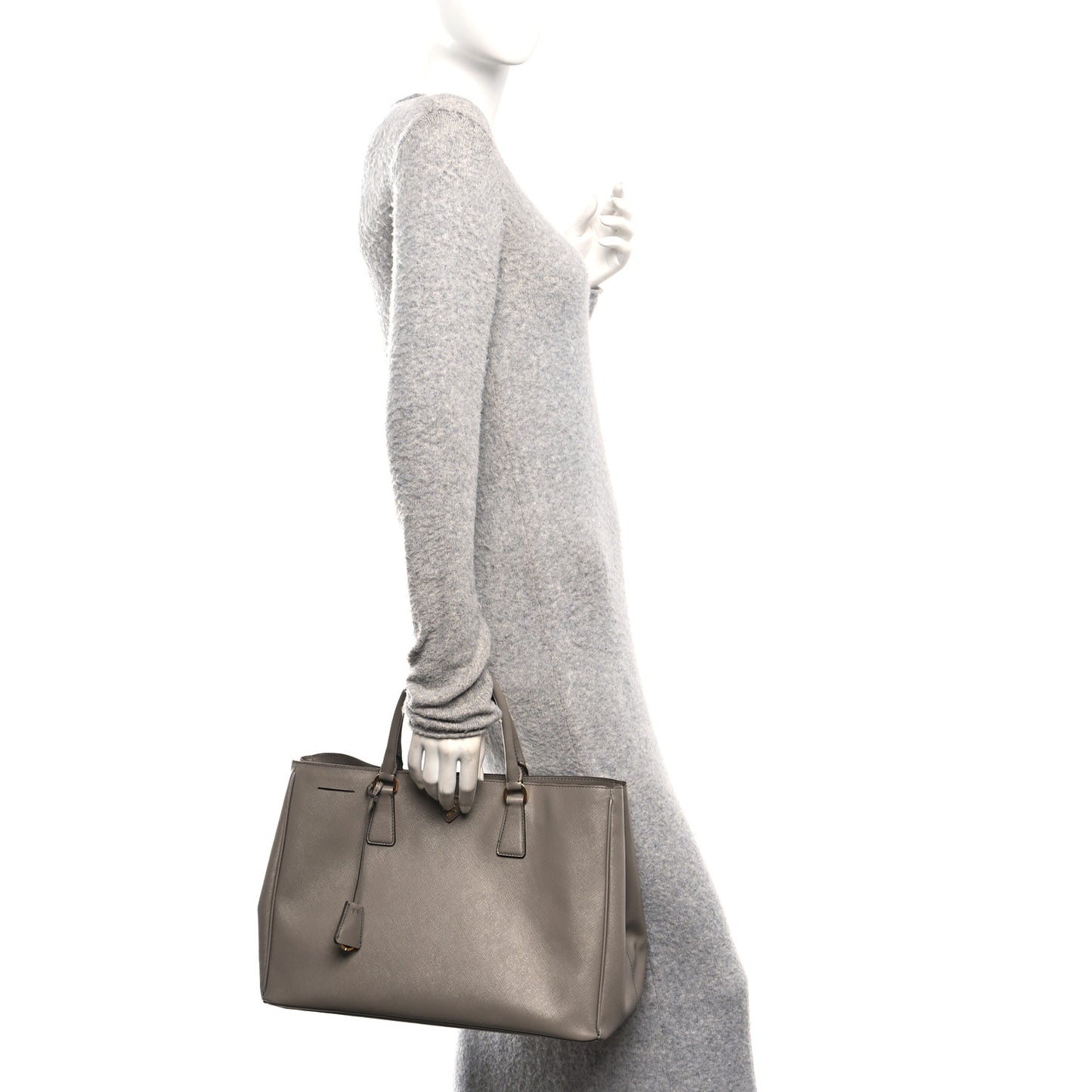 Saffiano Lux Large Tote Argilla