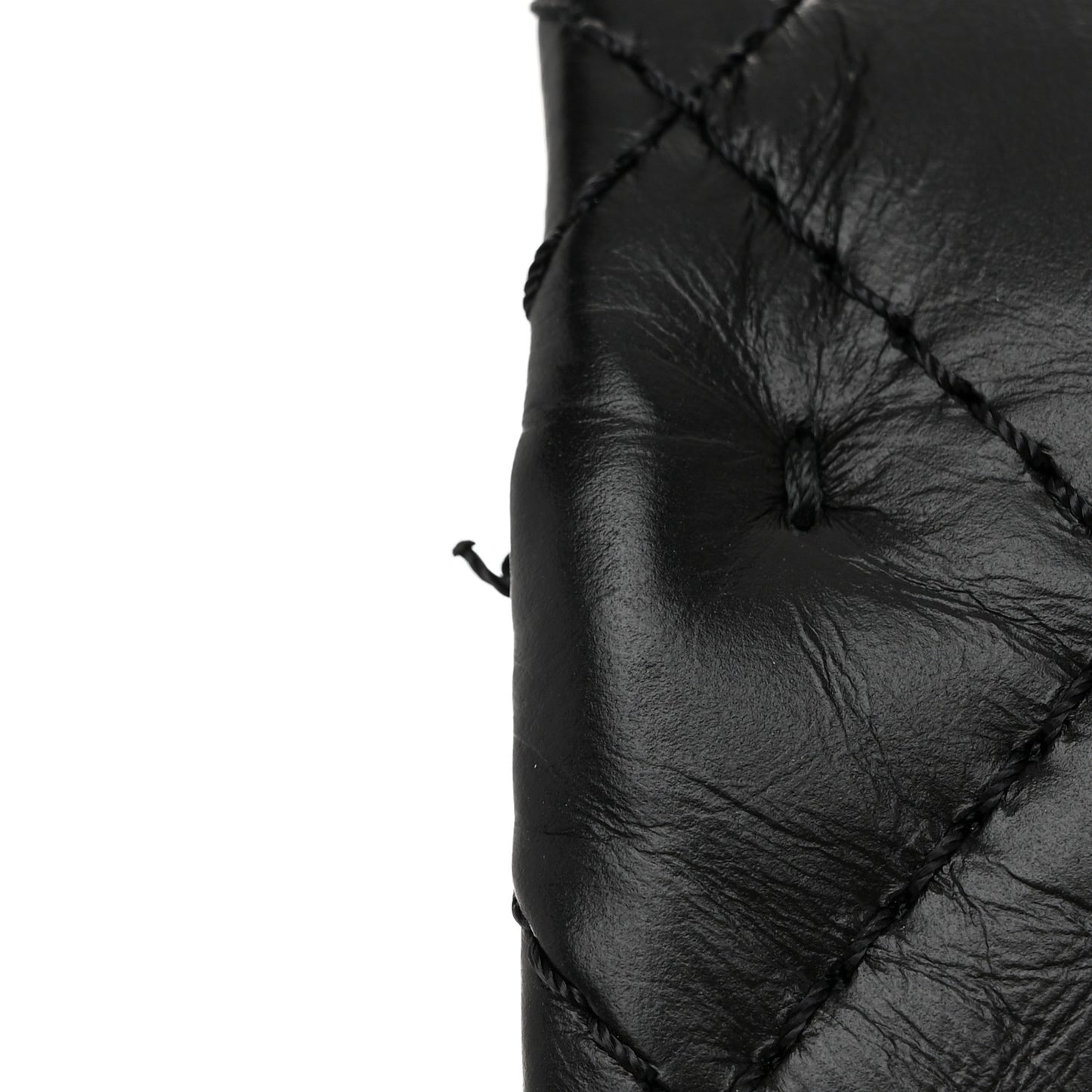 Aged Calfskin Quilted 2.55 Reissue 226 Flap Black