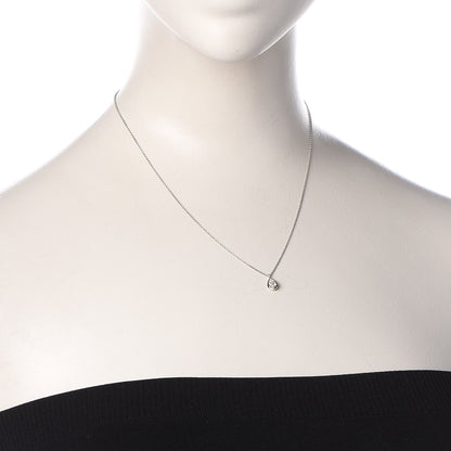 Tiffany Platinum Diamond .40ct Elsa Peretti Diamonds By The Yard Pear Shape Necklace 2 of 8