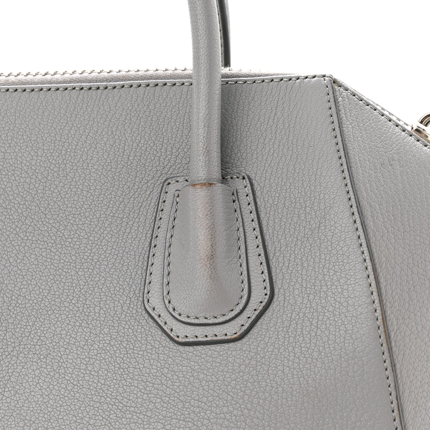Givenchy Sugar Goatskin Small Antigona Pearl Grey 12 of 17