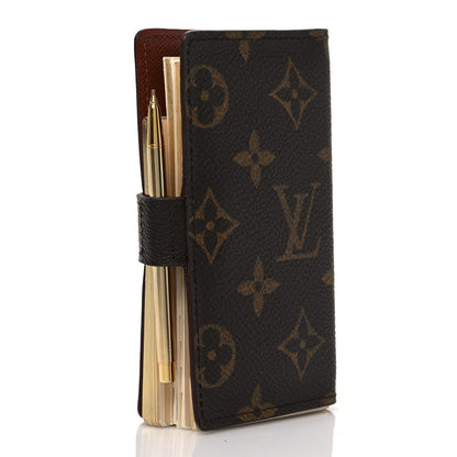 Louis Vuitton Monogram Mini Agenda Cover w Pencil 3 of 8