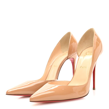 Christian Louboutin Patent Iriza 100 Pumps 40 Nude 2 of 7