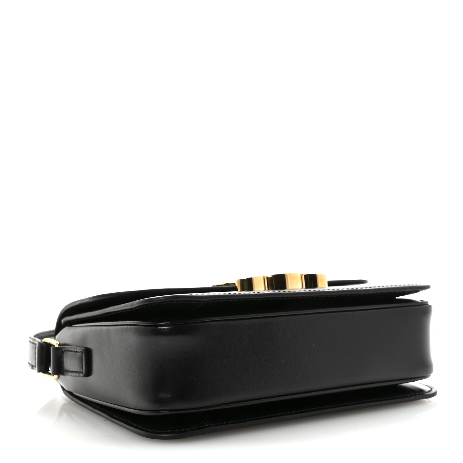 Celine Shiny Calfskin Teen Triomphe Black 4 of 9