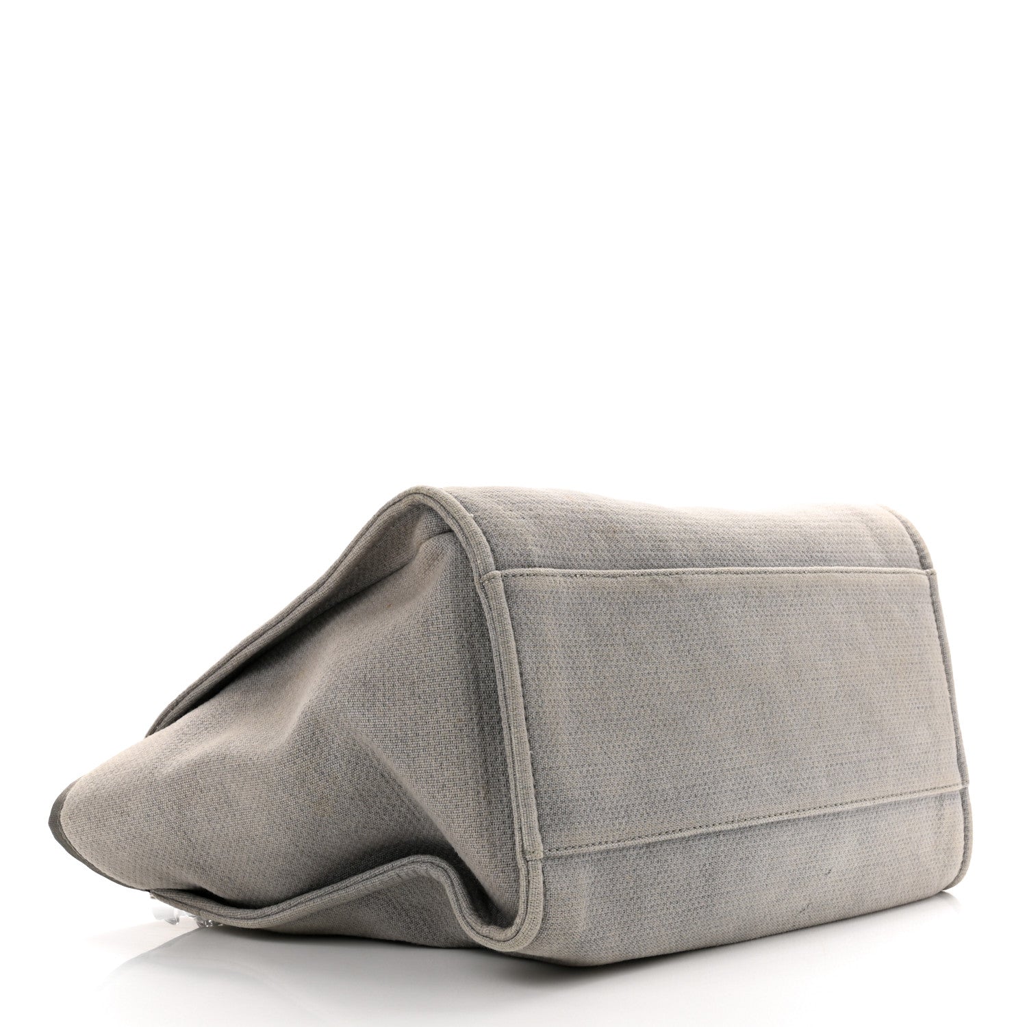 Chanel Canvas Large Deauville Tote Grey 4 of 11