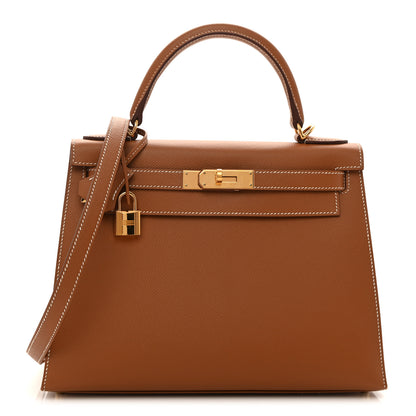 Hermes Epsom Kelly Sellier 28 Gold 1 of 14