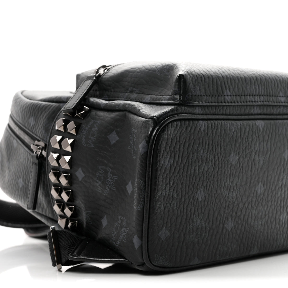 Visetos Medium Side Studs Stark Backpack Black