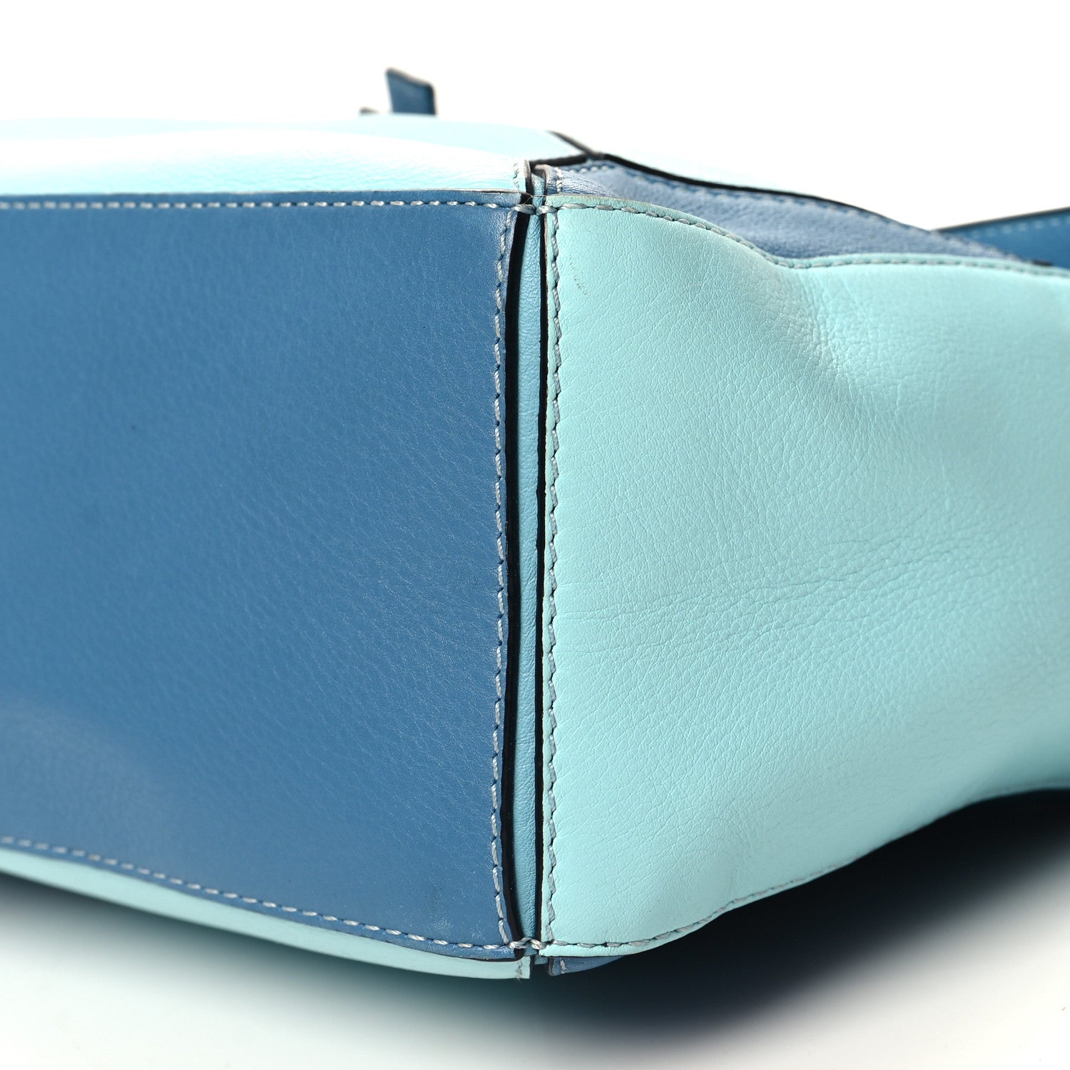 Loewe Calfskin Small Puzzle Bag Light Blue Aqua 9 of 10