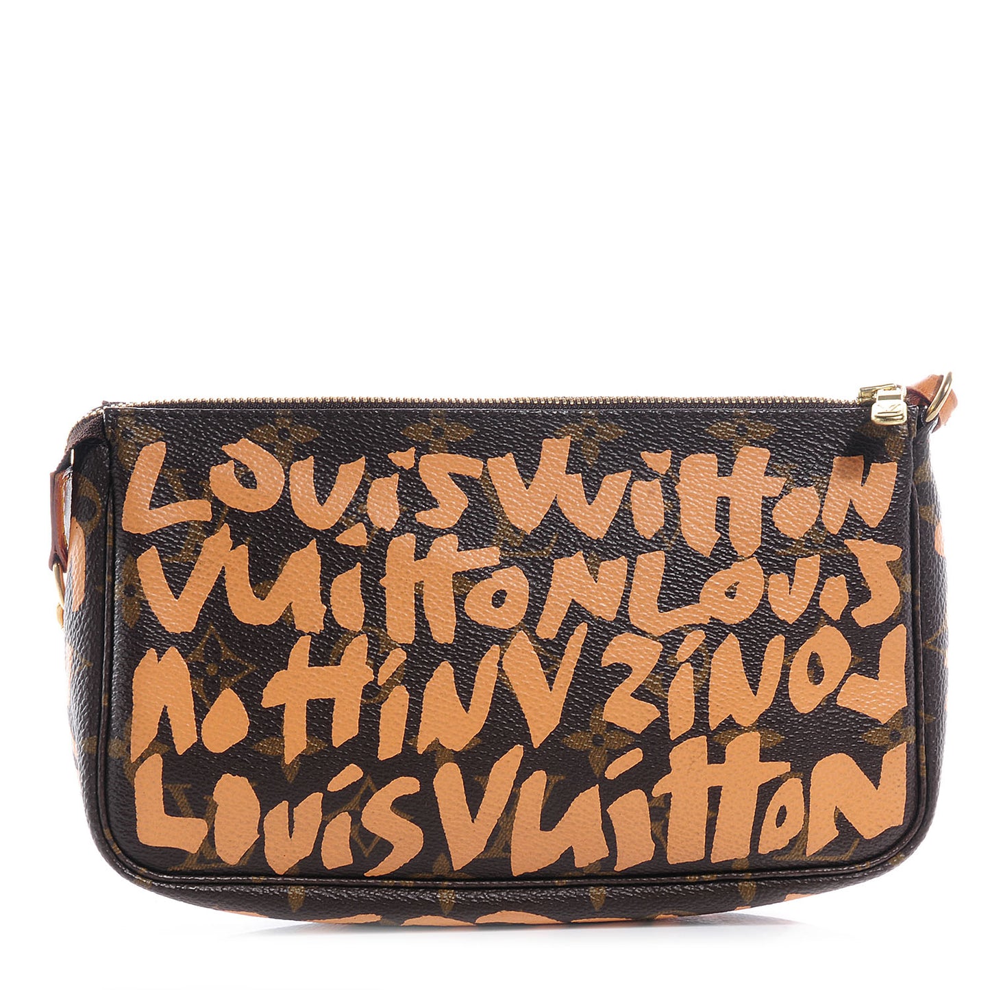 Monogram Graffiti Pochette Accessories Peach