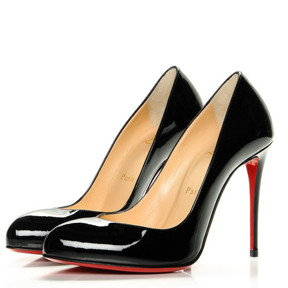 Christian Louboutin Patent Breche 100 Pumps 36.5 Black 3 of 7