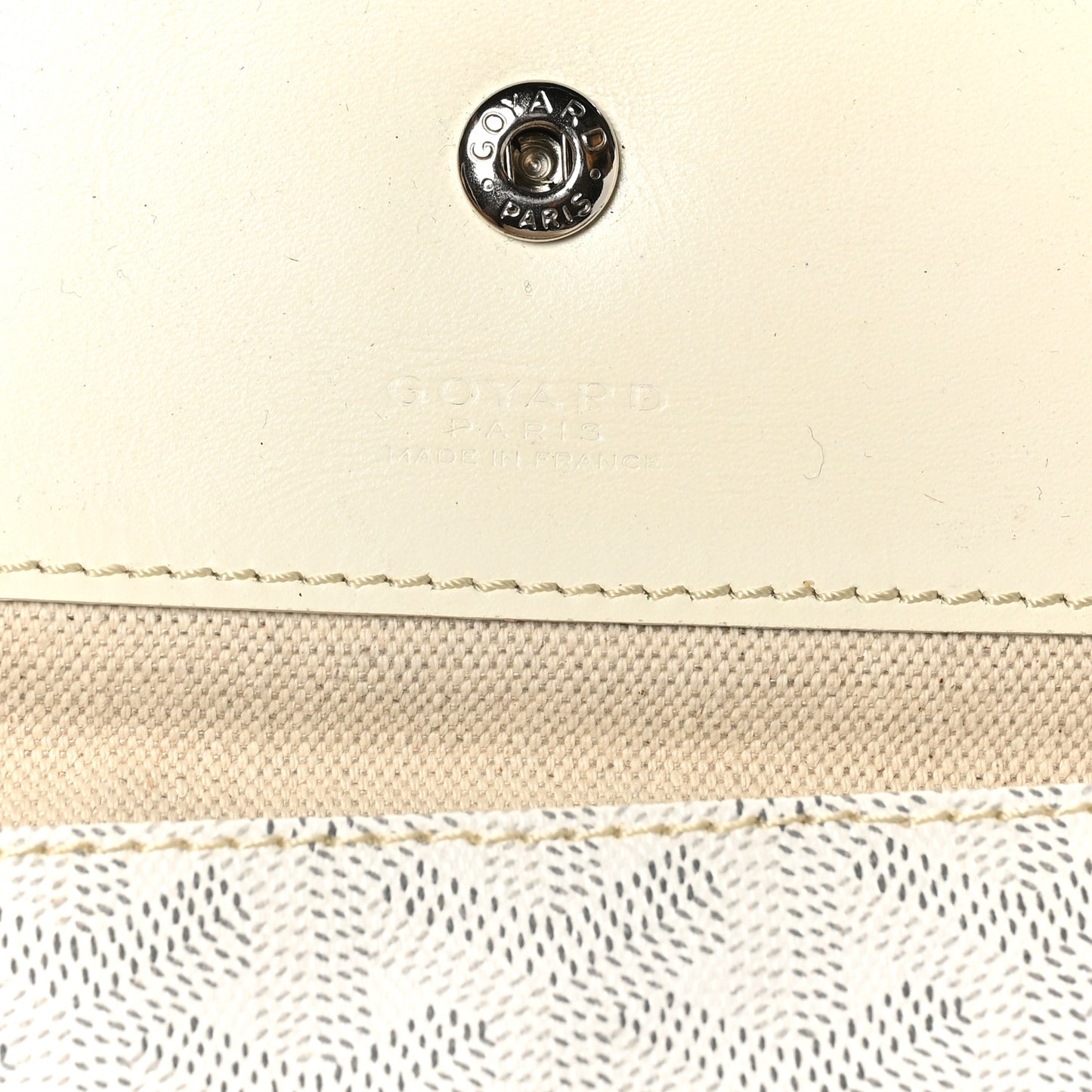 Goyardine Saint Louis PM White