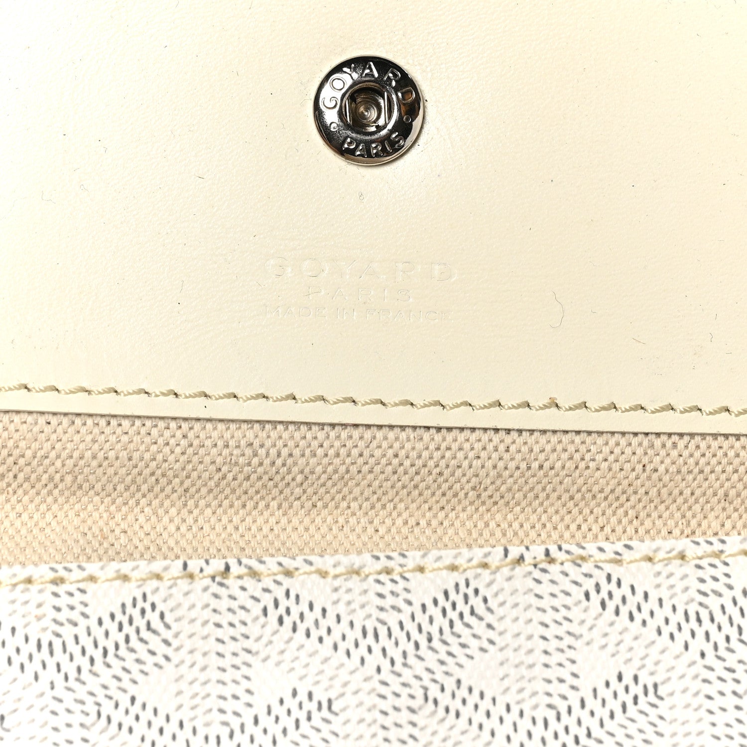 Goyard Goyardine Saint Louis PM White 8 of 13