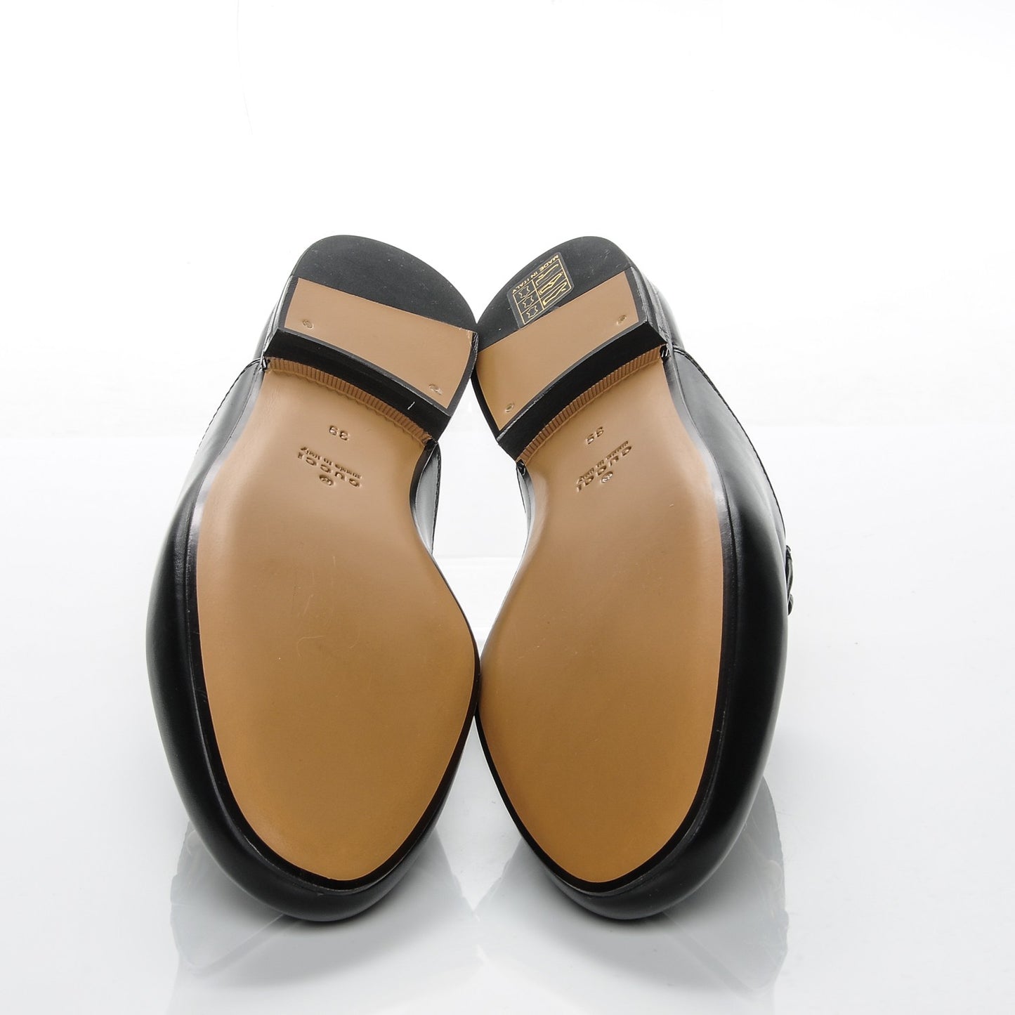 Calfskin Womens Princetown Slippers 39 Black