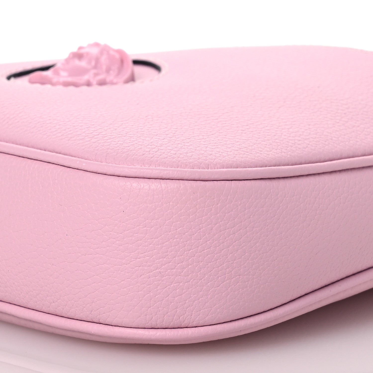 Versace Calfskin La Medusa Small Hobo Crossbody Pink 10 of 12