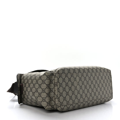 Gucci GG Plus Monogram Messenger Diaper Bag Dark Brown 4 of 9